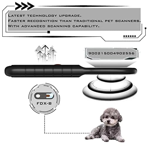Smoostart Microchip Scanner ISO11784/85/FDX-B/EMID 128 Data Upload to PC | Faster Recognition, 128 Data Storage thumbnail 2