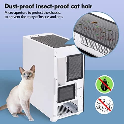 YSSHUI Magnetic PC Dust Filter Mesh 400x300mm | DIY, Reusable, Pet Hair Block thumbnail 4