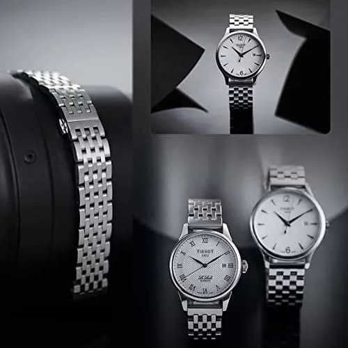 Niziruoup 20mm Stainless Steel Watch Band Strap Silver | Adjustable Size Watch Band thumbnail 4