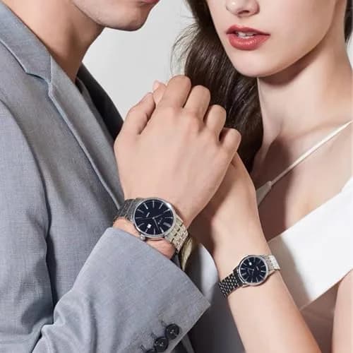 Niziruoup 20mm Stainless Steel Watch Band Strap Silver | Adjustable Size Watch Band thumbnail 6