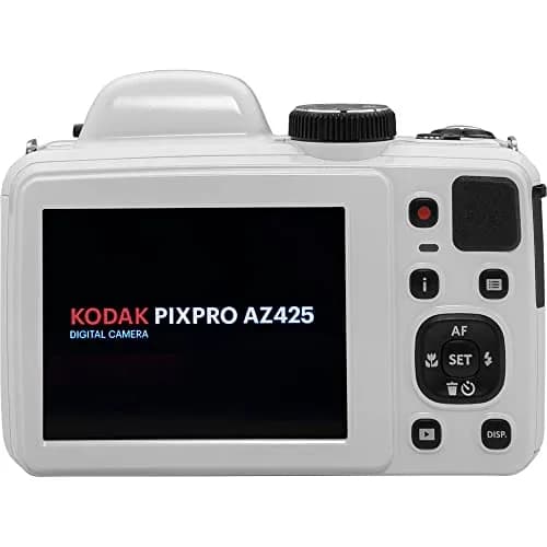 Kodak PIXPRO AZ425 Digital Camera with 42x Optical Zoom, 20MP CCD Sensor, 64GB Card & Accessories (White) thumbnail 6