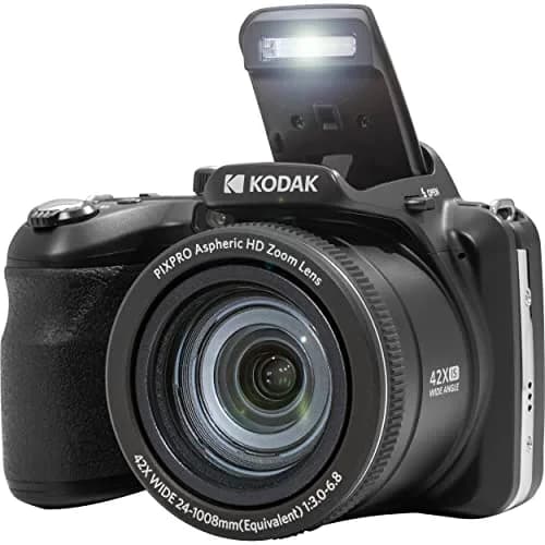 Kodak PIXPRO AZ425 Digital Camera Bundle with 64GB Card, Case & Tripod | 20MP CCD Sensor, 42x Optical Zoom, 1080p HD Video thumbnail 3