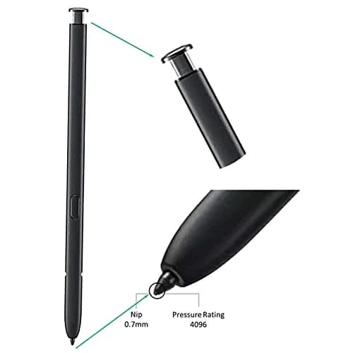 Alovexiong Replacement S Pen for Samsung Galaxy S23 Ultra (Black) | 4096 Pressure Levels thumbnail 5
