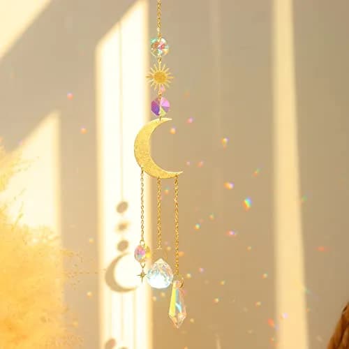 ilclviz Suncatcher Crystal Hanging Sun Catcher | Colorful Rainbows & Elegant Decor thumbnail 6