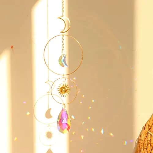 ilclviz Suncatcher Crystal Hanging Sun Catcher | Colorful Rainbows & Elegant Decor thumbnail 8
