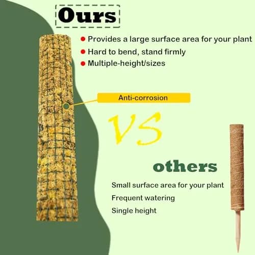 chicarry DIY Moss Pole Kit for Climbing Plants, 26.3ft (7.99m) Steel Wire Mesh with Plier & Zip Ties thumbnail 5