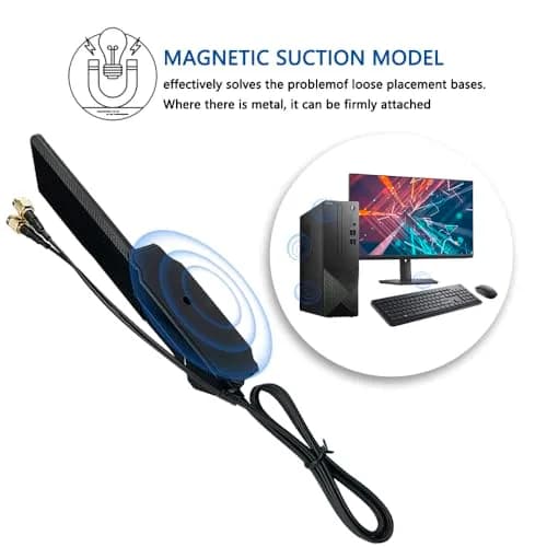 Zahara WiFi 6E Tri-Band Antenna for ASUS & Motherboards | 360° Omni-Directional Coverage thumbnail 5