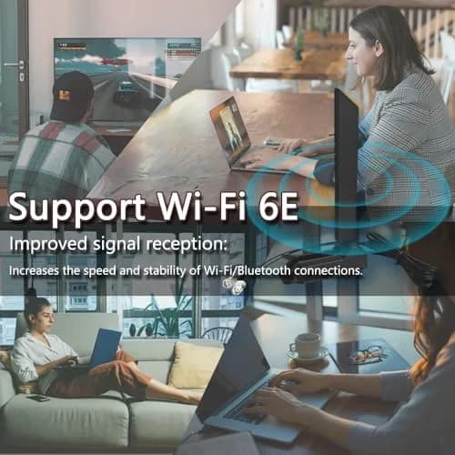 Zahara WiFi 6E Tri-Band Antenna for ASUS & Motherboards | 360° Omni-Directional Coverage thumbnail 8