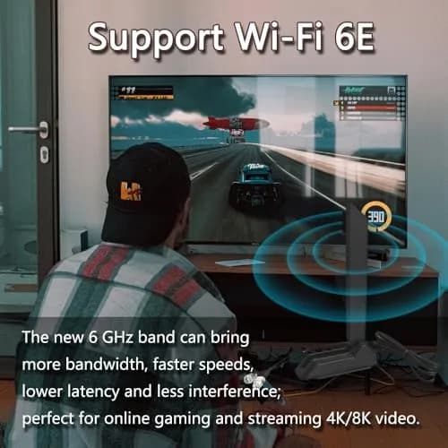Zahara WiFi 6E Tri-Band Antenna for ASUS & Motherboards | 360° Omni-Directional Coverage thumbnail 10