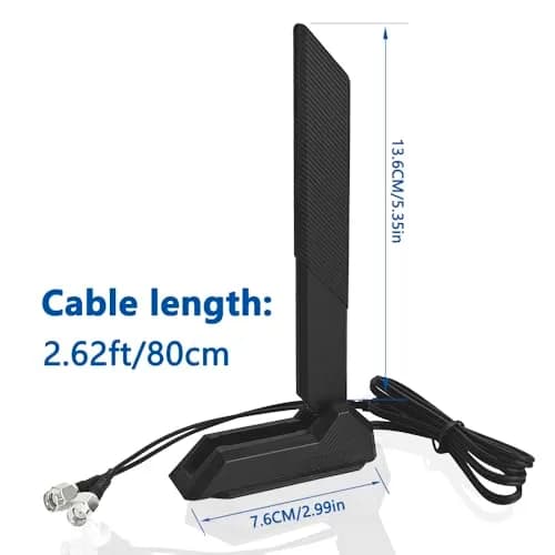 Zahara WiFi 6E Tri-Band Antenna for ASUS & Motherboards | 360° Omni-Directional Coverage thumbnail 3
