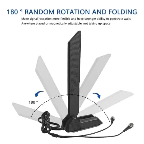 Zahara WiFi 6E Tri-Band Antenna for ASUS & Motherboards | 360° Omni-Directional Coverage thumbnail 4