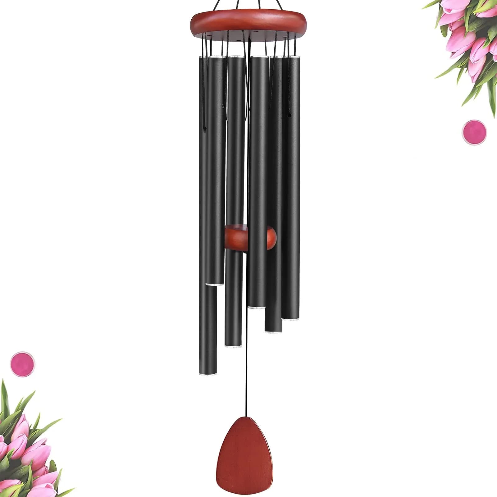 WENANA Large Aluminium Wind Chimes 91.44cm (36 in) | Soothing Melodic Outdoor Garden Decor - main product image