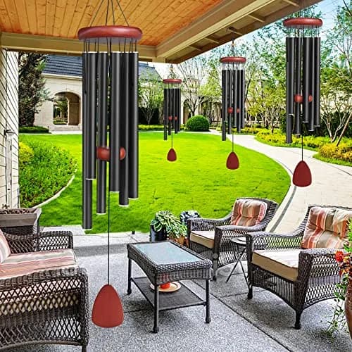 WENANA Large Aluminium Wind Chimes 91.44cm (36 in) | Soothing Melodic Outdoor Garden Decor thumbnail 3