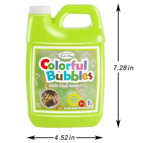 Lulu Home Concentrated Bubble Solution 1 L (33.8 OZ) | Giant Bubbles & Machine Ready thumbnail 2