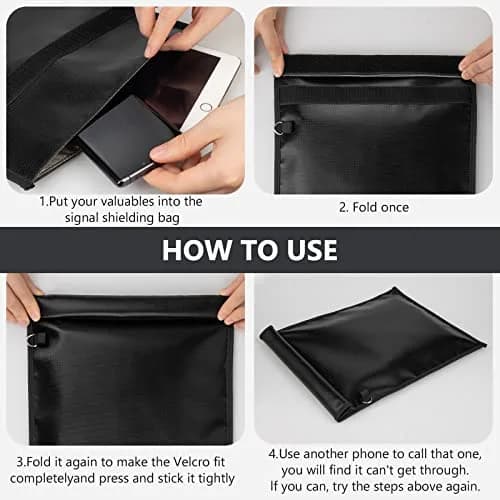 Simket Faraday Bags for Tablets 10"x15" Signal Blocking Pouch | RFID & Signal Shield thumbnail 6