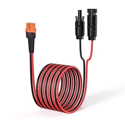 ELFCULB 12AWG Solar to XT60i Cable 3.05 m (10FT) | UL Certified Tinned Copper for Power Stations thumbnail 1