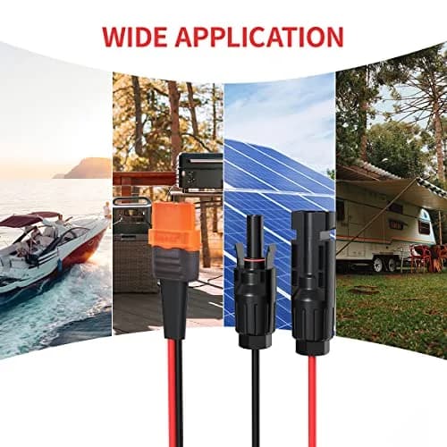 ELFCULB 12AWG Solar to XT60i Cable 3.05 m (10FT) | UL Certified Tinned Copper for Power Stations thumbnail 7