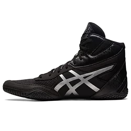ASICS Men's MATCONTROL 3 Wrestling Shoes, 6.5 (24.5 cm), Black/Pure Silver | Secure Fit for Mat Performance thumbnail 4