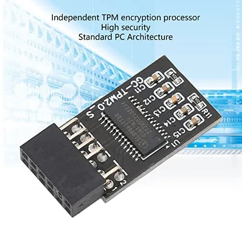 Qiilu TPM 2.0 Encryption Security Module for Motherboards | High Security, 12Pin LPC Interface thumbnail 3