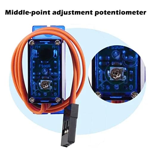 Wishiot Feetech FS90R Micro Servo 9g | 360° Continuous Rotation RC Motor for Arduino & Microbit thumbnail 3