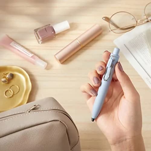 Mitsubishi Pencil Uni-Ball One P Gel Pen 0.5mm Grape | Smooth Writing, Pocket-Sized Design thumbnail 2