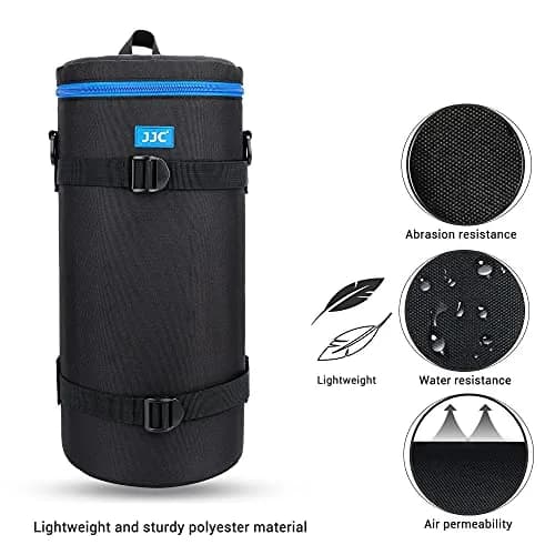 JJC Deluxe Lens Case Pouch Bag for Nikon Z 180-600mm Lens Below 5.5"x14.6" | Heavy-Duty Protection thumbnail 2