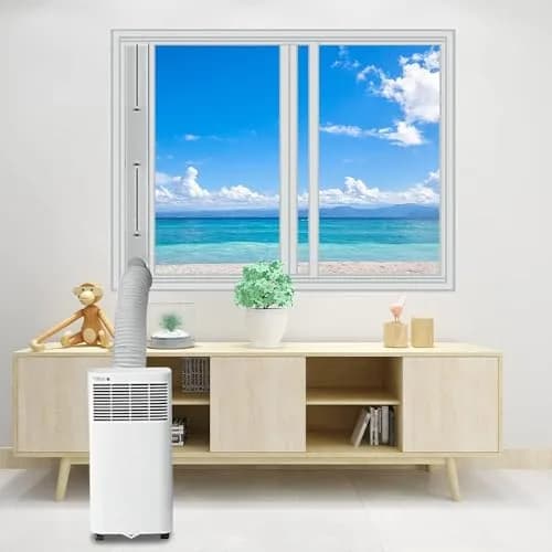 UNAOIWN Portable AC Window Vent Kit 5.1" | Adjustable, Durable PVC, Fits Most Portable ACs thumbnail 7