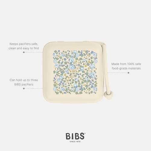 Bibs Pacifier Box, Sterilizer Case, Travel-Friendly, Eloise Ivory | Hygienic & Stylish Baby Accessory thumbnail 4