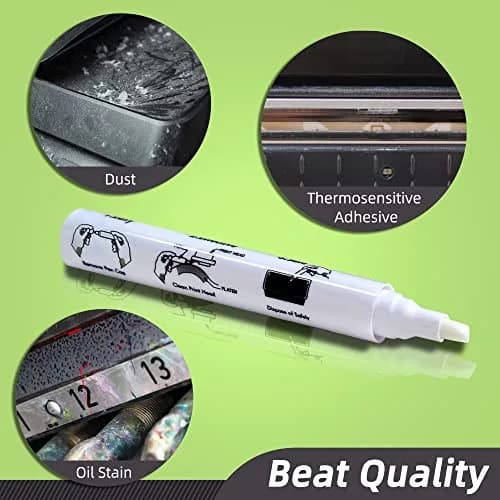 Deftun Thermal Printer Printhead Cleaning Pen 4pcs | Extends Print Head Life & Improves Clarity thumbnail 4