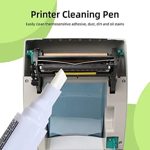 Deftun Thermal Printer Printhead Cleaning Pen 4pcs | Extends Print Head Life & Improves Clarity thumbnail 2
