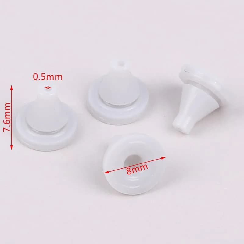 UtySty 50 Pack Rain Shower Head Nozzles Replacement Silicone Nibs | Universal Fit for High Pressure Showerheads thumbnail 4