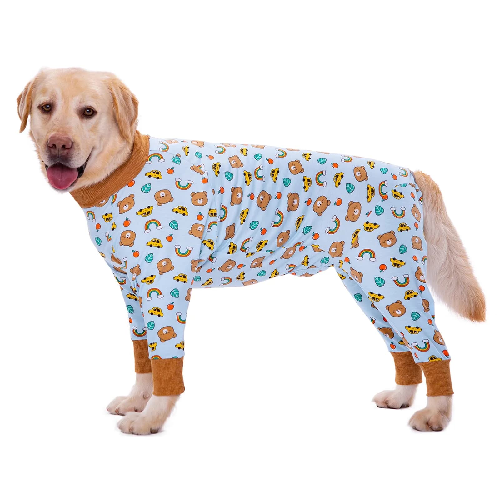 Yeapeeto Dog Recovery Suit After Surgery Medium Large | Cone Alternative & Wound Protector