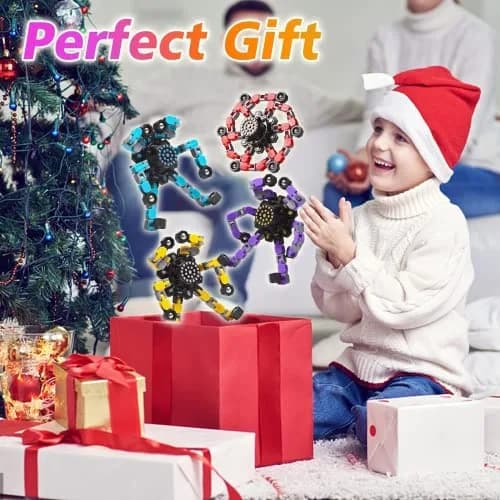 Gokeey Transformable Fidget Spinners 32-Pack (4cm x 4cm x 2.5cm) | STEM Learning Toys for Kids 8-12 thumbnail 7