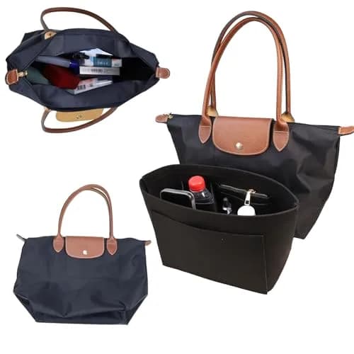 Lckaey Purse Organizer Insert for le pliage large bags | Felt Bag Organizer for Women (Large) thumbnail 5