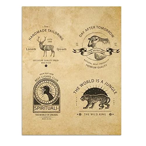 Cheericome Vintage Antique Letterhead Paper 100 Sheets (8.5" x 11" / 21.59cm x 27.94cm) thumbnail 6