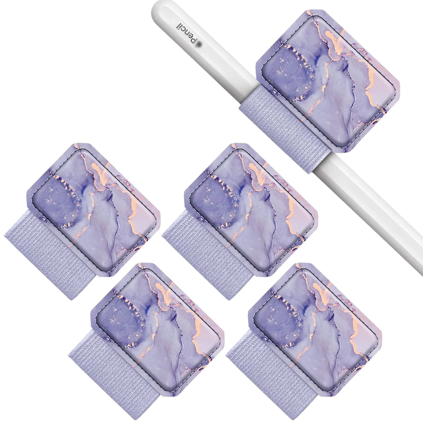 FINTIE 4 Pack Pen Loop Holder for Apple Pencil Pro, USB-C/1st/2nd Gen | Secure Elastic Loop for iPad Stylus - main product image