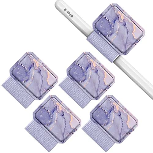 FINTIE 4 Pack Pen Loop Holder for Apple Pencil Pro, USB-C/1st/2nd Gen | Secure Elastic Loop for iPad Stylus thumbnail 1