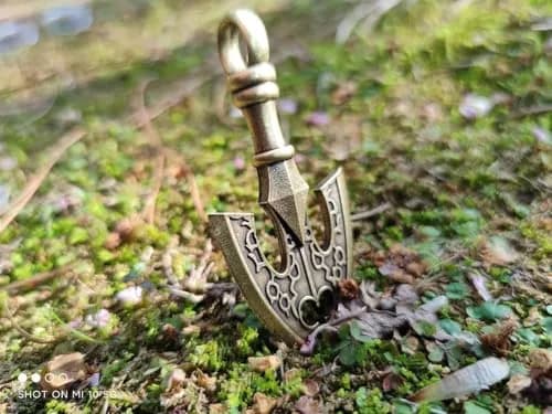 MYAROMA FINDINGS JoJo Adventure Arrow Head Keychain Antique Bronze Styling Leather Keychains thumbnail 6