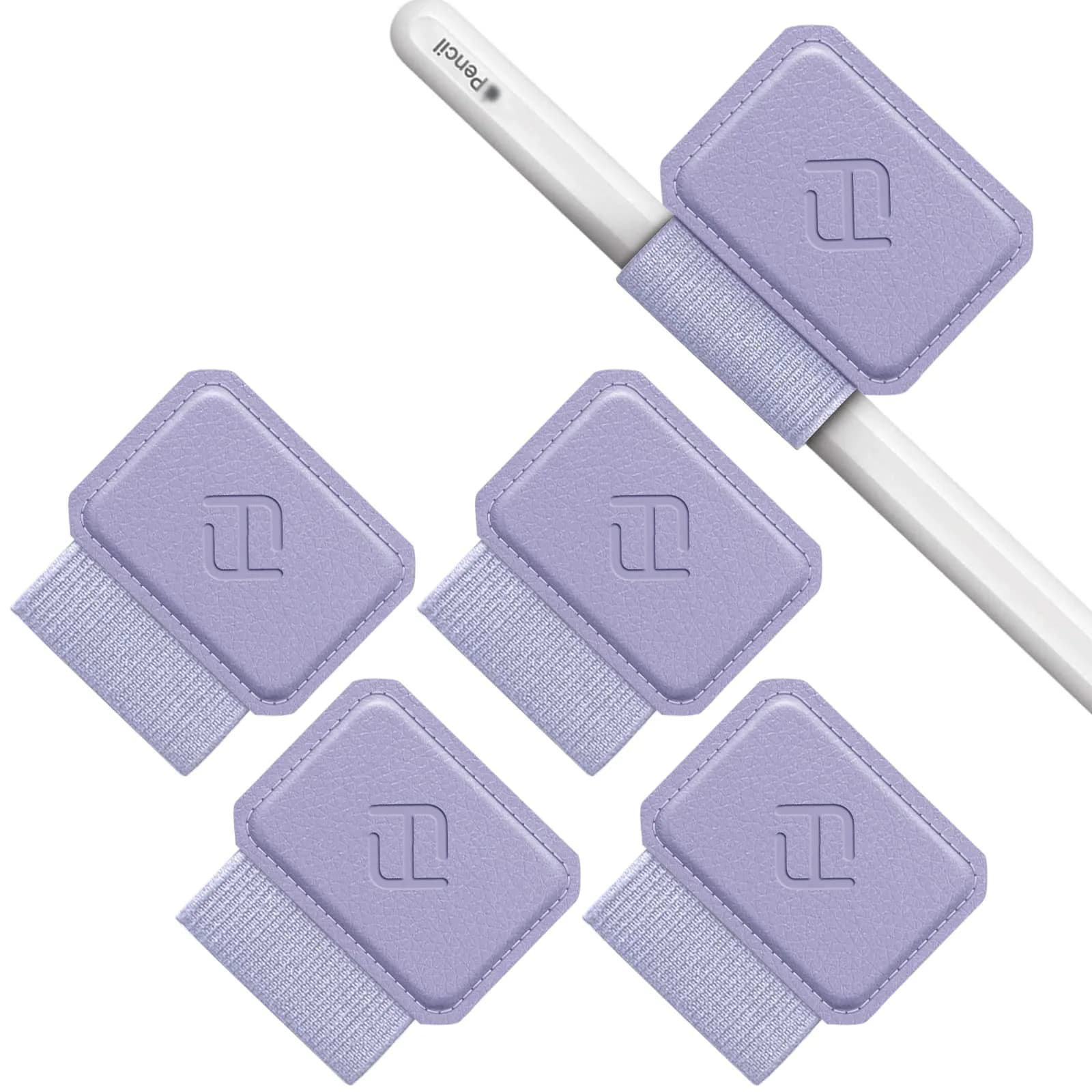 FINTIE Pen Loop Holder for Apple Pencil Pro, USB-C/1st/2nd Gen | Slim, Self-Adhesive, Durable — Lilac Purple