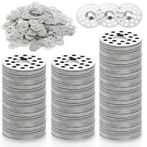 Peohud 600 Pcs 1 Inch Plaster Washers | Metal Washers for Screws Wall Ceiling Drywall Repair thumbnail 1