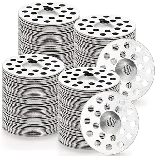 Peohud 600 Pcs 1 Inch Plaster Washers | Metal Washers for Screws Wall Ceiling Drywall Repair thumbnail 5