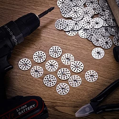 Peohud 600 Pcs 1 Inch Plaster Washers | Metal Washers for Screws Wall Ceiling Drywall Repair thumbnail 7