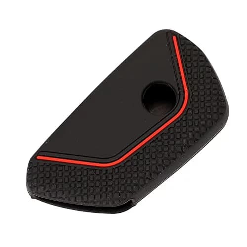 Berfea Silicone Key Fob Cover for VW Volkswagen MK8 Golf 8 GTI Skoda Octavia 3 Button Car Key | Transparent thumbnail 5