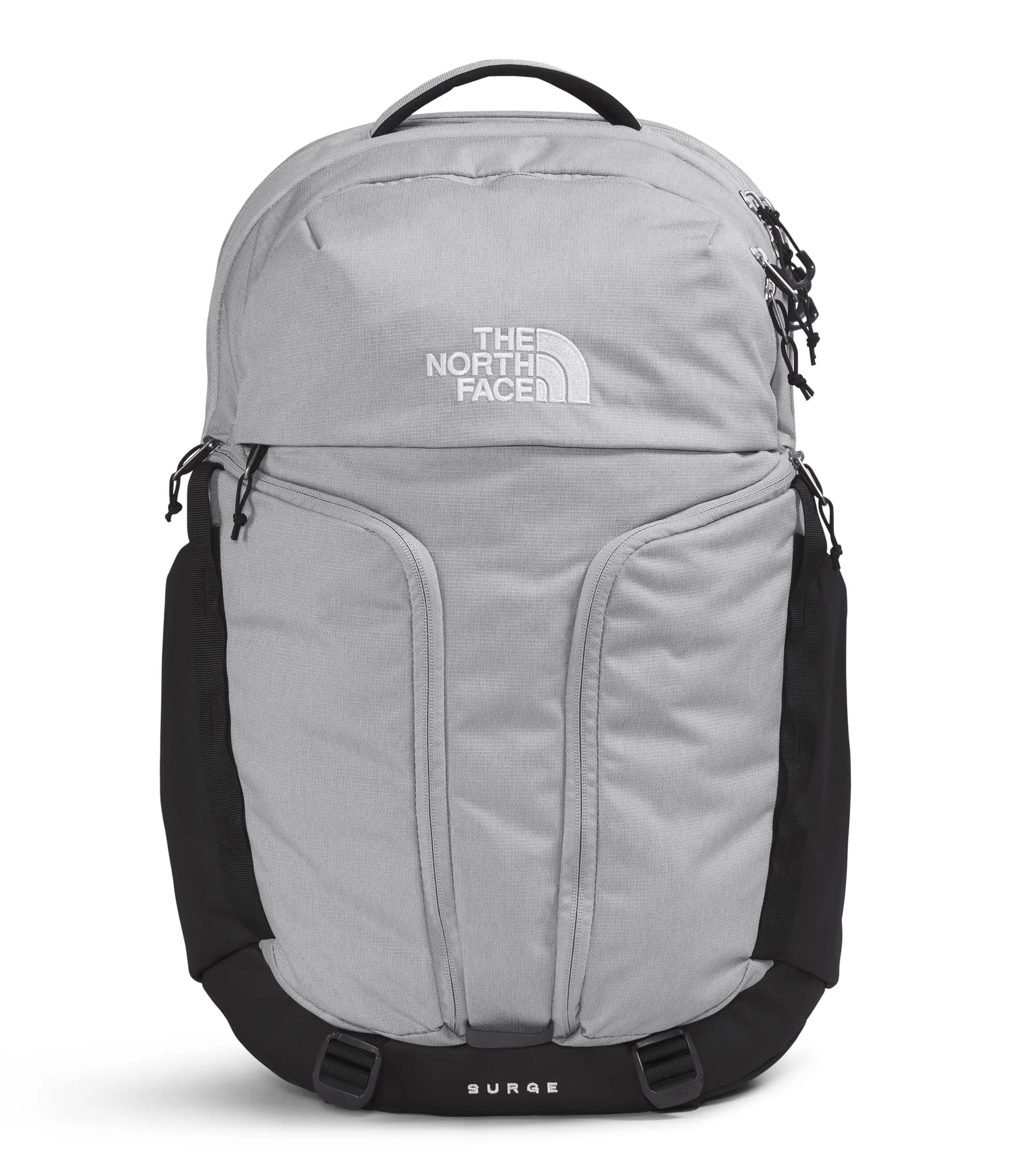 The North Face Surge Commuter Laptop Backpack, Timber Tan, 31L (12" x 7" x 20") | American Chiropractic Association Approved — Tnf Black / One Size