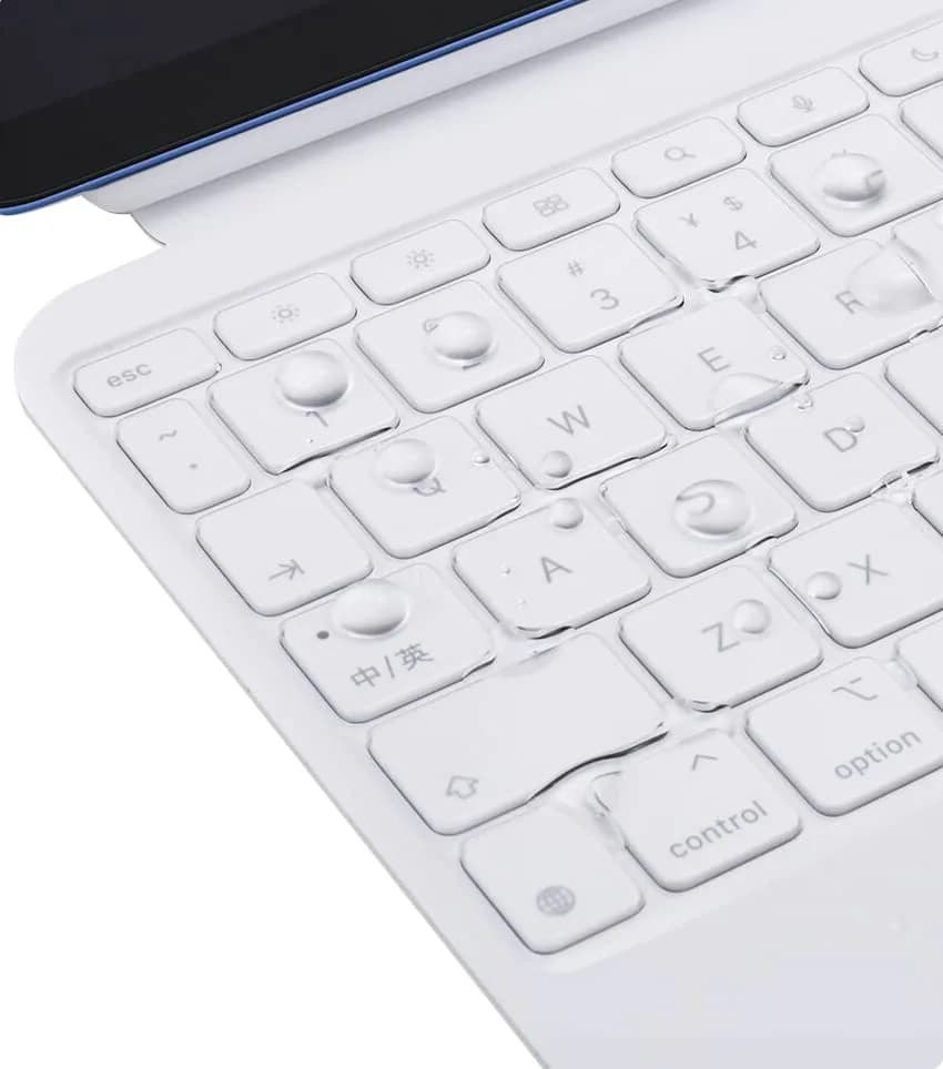 UHamn Ultra Thin Clear Keyboard Cover Skin Compatible with 2022 Apple iPad 10.9 inch & 2024 iPad Pro 11 inch | Waterproof & Washable thumbnail 3