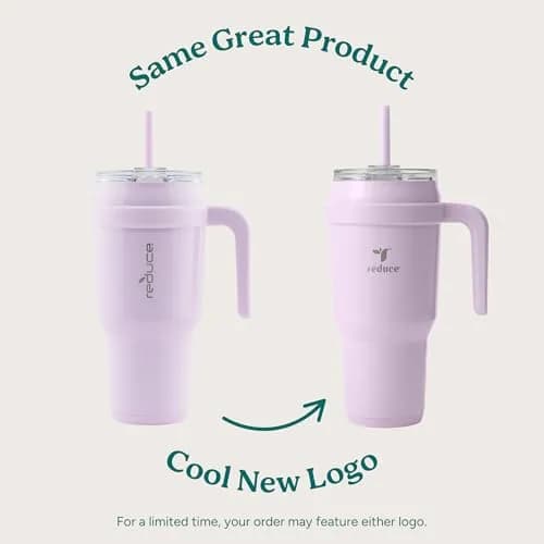 REDUCE 40 oz Stainless Steel Tumbler with Handle | Insulated Travel Mug for Hot & Cold Drinks thumbnail 2