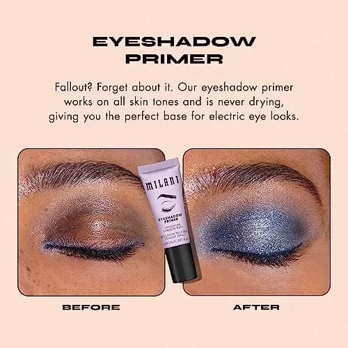 Milani Eyeshadow Primer Clear Longwear Crease-Proof Eye Makeup Base 2PK | Maximizes Pigment & Color Payoff thumbnail 3