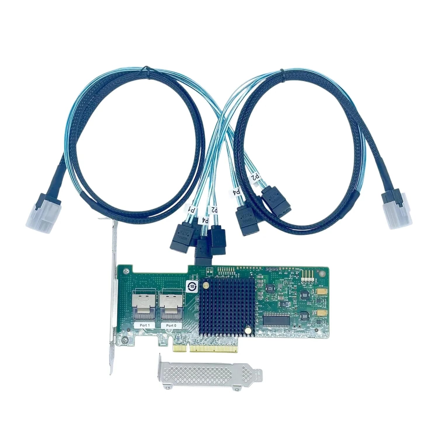SXTAIGOOD PCIe 2.0 X8 RAID Controller Card with 2*SFF-8087 SATA | IT Mode, ZFS FreeNAS, unRAID Support (100 words) - main product image