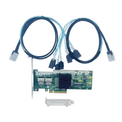 SXTAIGOOD PCIe 2.0 X8 RAID Controller Card with 2*SFF-8087 SATA | IT Mode, ZFS FreeNAS, unRAID Support (100 words) thumbnail 2