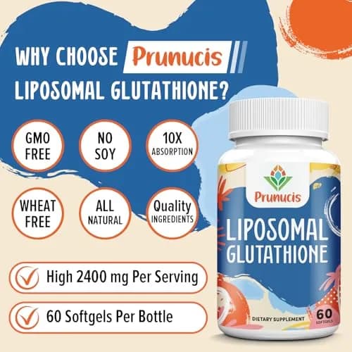 Prunucis Liposomal Glutathione 240 Softgels | High Absorption & Antioxidant Support thumbnail 3
